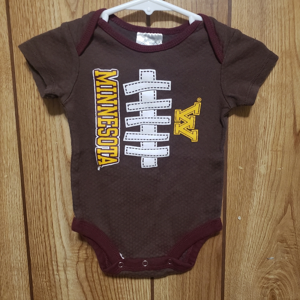 rivalry threads Minnesota football baby one piece 3-6 Months 100% Cotton